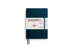 LEUCHTTURM WEEKLY PLANNER 2026 & NB A5 HC 12 MONTHS DEEP SEA 372659